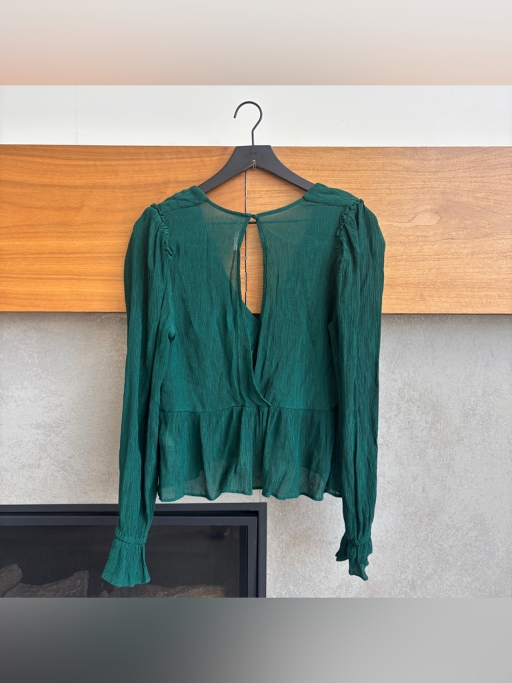 Free People Women's Daia Puff Sleeve Top, Size S - Picture 10 of 13